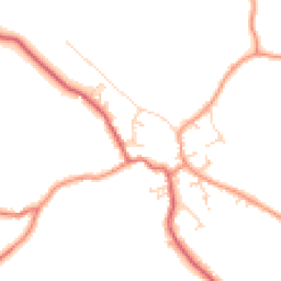 Daytime road noise heatmap for YO8 3US