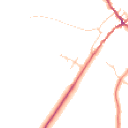 Daytime road noise heatmap for YO8 3WD