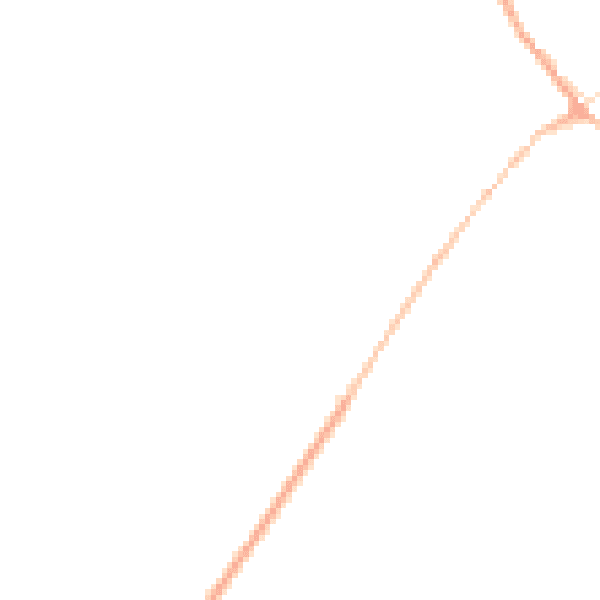 Night-time road noise heatmap for YO8 3WD