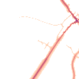 Daytime road noise heatmap for YO8 3WE
