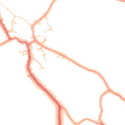 Daytime road noise heatmap for YO8 3XJ