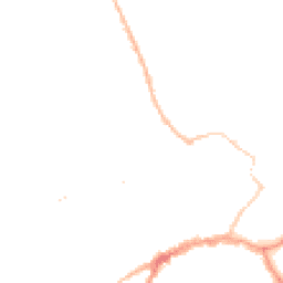 Night-time road noise heatmap for YO8 3YU