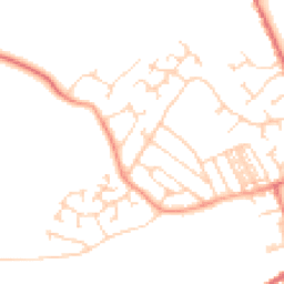 Daytime road noise heatmap for YO8 4DA