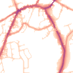 Daytime road noise heatmap for YO8 4FR