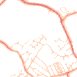 Daytime road noise heatmap for YO8 4YD