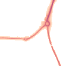 Night-time road noise heatmap for YO8 5BH