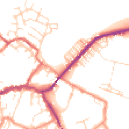 Daytime road noise heatmap for YO8 5BP