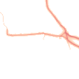 Daytime road noise heatmap for YO8 5DJ