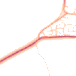 Daytime road noise heatmap for YO8 5DS