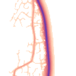 Daytime road noise heatmap for YO8 5EU