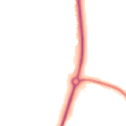 Night-time road noise heatmap for YO8 5HD