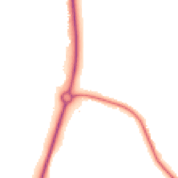 Night-time road noise heatmap for YO8 5HF