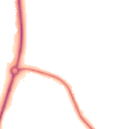 Night-time road noise heatmap for YO8 5HL
