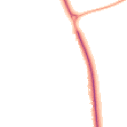 Night-time road noise heatmap for YO8 5JS