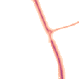 Night-time road noise heatmap for YO8 5NB