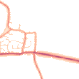 Daytime road noise heatmap for YO8 5RE