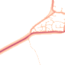 Daytime road noise heatmap for YO8 5RS