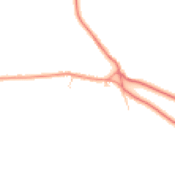 Daytime road noise heatmap for YO8 5SD