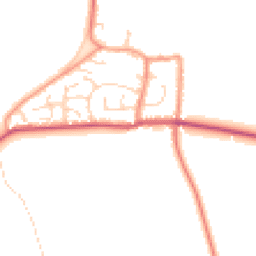 Daytime road noise heatmap for YO8 5TD