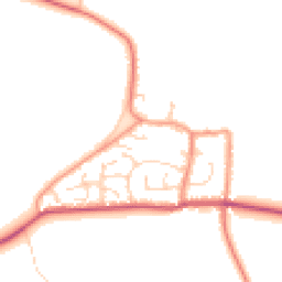 Daytime road noise heatmap for YO8 5TU
