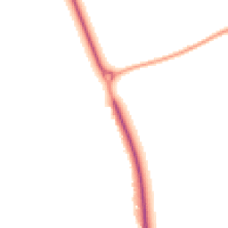 Night-time road noise heatmap for YO8 5UY