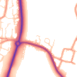 Daytime road noise heatmap for YO8 5ZY
