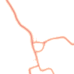 Daytime road noise heatmap for YO8 6EX