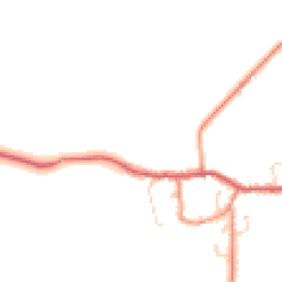 Daytime road noise heatmap for YO8 6LJ