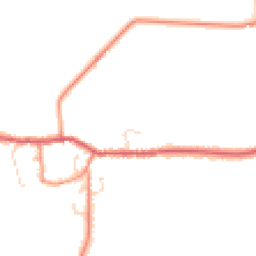 Daytime road noise heatmap for YO8 6LP