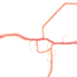 Daytime road noise heatmap for YO8 6LT