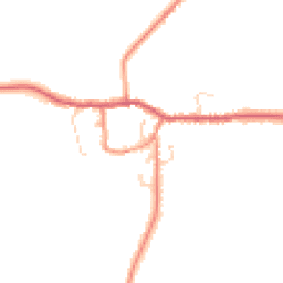 Daytime road noise heatmap for YO8 6LW
