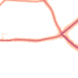 Daytime road noise heatmap for YO8 6LZ