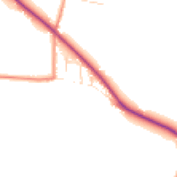 Daytime road noise heatmap for YO8 6NH