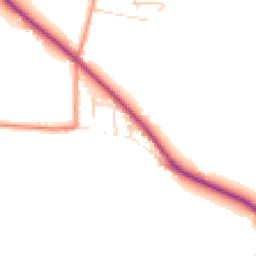 Daytime road noise heatmap for YO8 6NJ