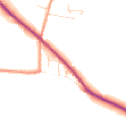 Daytime road noise heatmap for YO8 6PQ