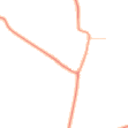 Daytime road noise heatmap for YO8 6TB
