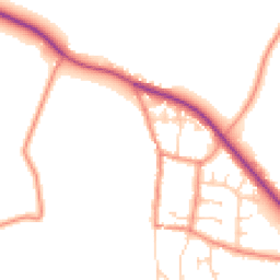 Daytime road noise heatmap for YO8 6YT