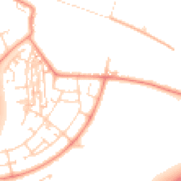 Daytime road noise heatmap for YO8 8BB