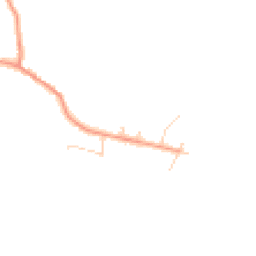 Daytime road noise heatmap for YO8 8ED