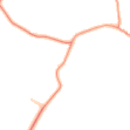 Daytime road noise heatmap for YO8 8EY