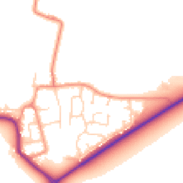 Daytime road noise heatmap for YO8 8HD