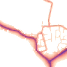 Daytime road noise heatmap for YO8 8HT