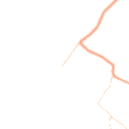 Daytime road noise heatmap for YO8 8JB
