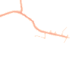 Daytime road noise heatmap for YO8 8JH