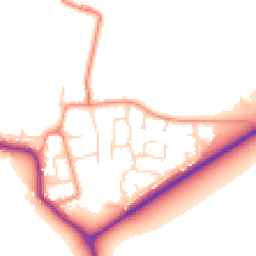 Daytime road noise heatmap for YO8 8JL