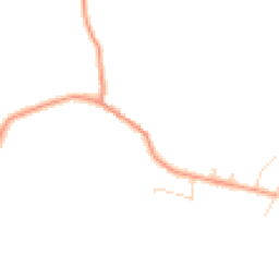 Daytime road noise heatmap for YO8 8JW