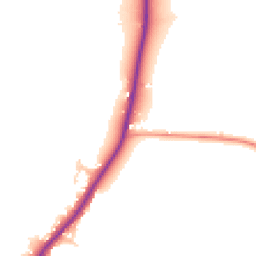 Daytime road noise heatmap for YO8 8LA