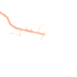 Daytime road noise heatmap for YO8 8LX