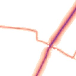 Daytime road noise heatmap for YO8 8QD