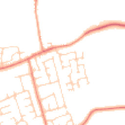 Daytime road noise heatmap for YO8 9TQ